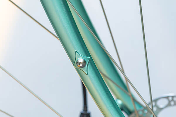 Mint green bike online paint