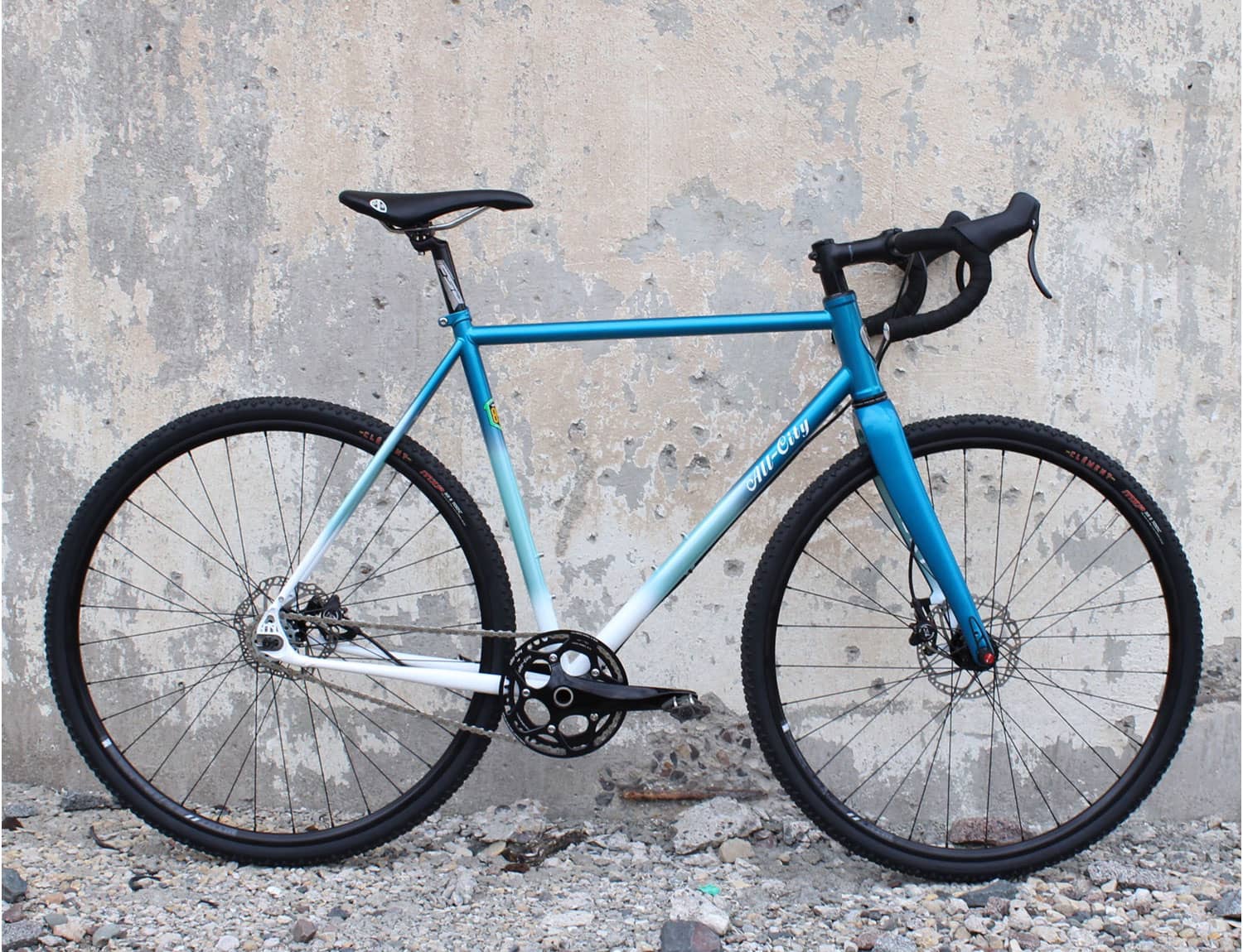 Nature boy 853 blue frame against concrete wall