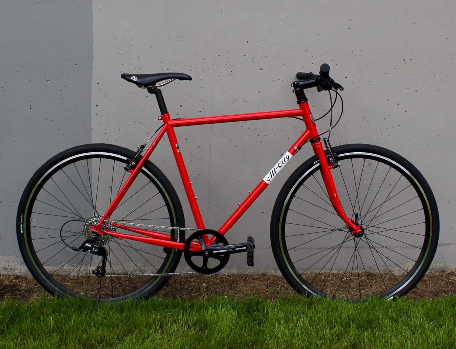 All City Pony Express Bike against grey wall 