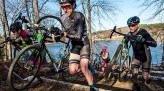 Pat Goretraill poses with other riders on outdoor trail