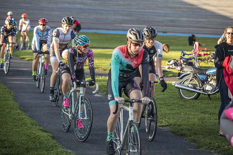 Track Bicycle Racing Comes to a Halt at the NSC Velodrome in