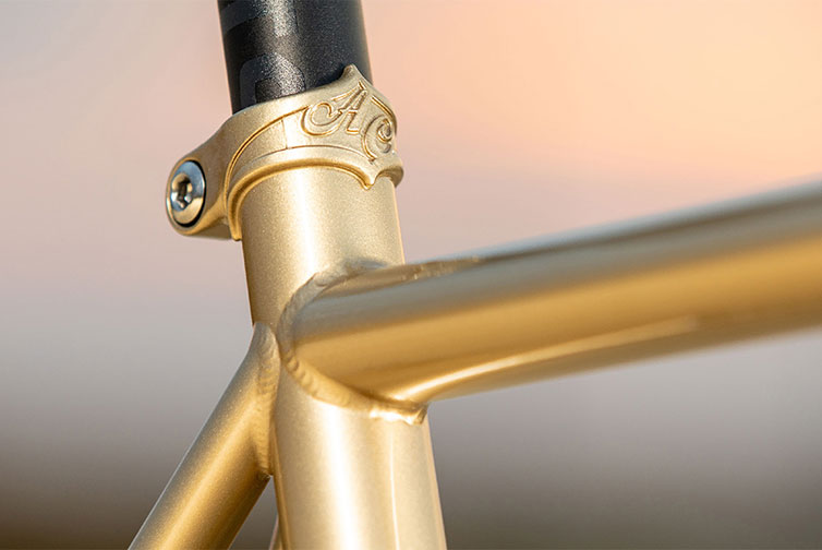 Cosmic Stallion brazed-on seatcollar with All-City logo