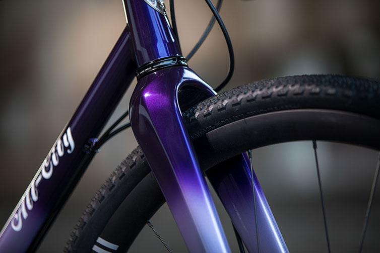 Purple tubing detail 