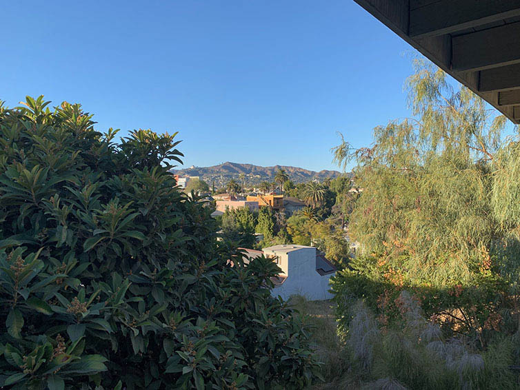 Los Angeles hill view