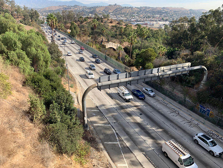 Sky view of Los angeles