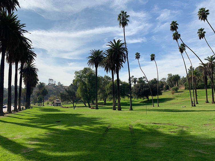 Golf course in Los Angeles