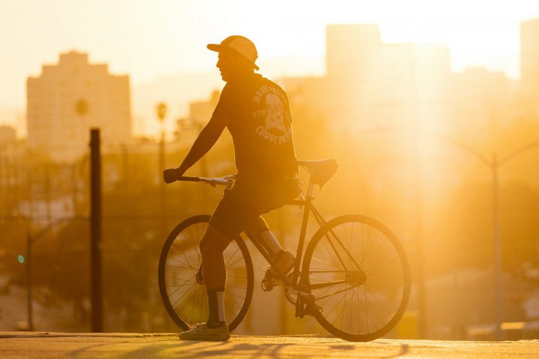 Bike against Sunlight
