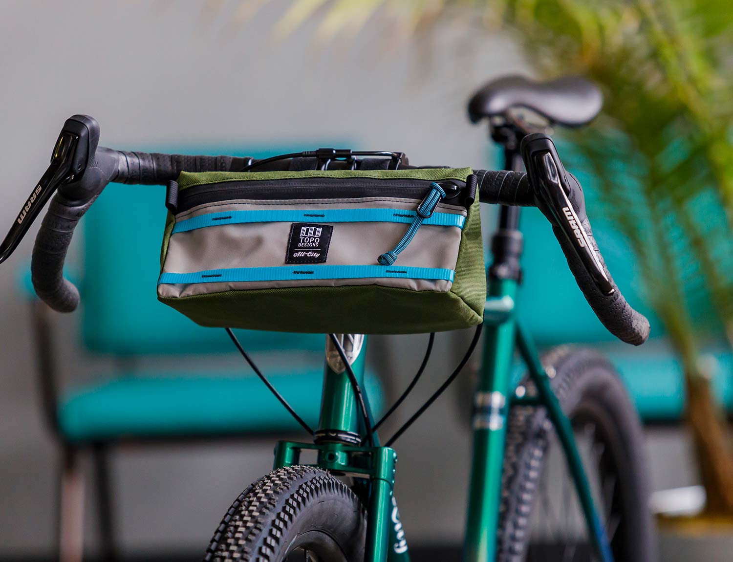 topo designs velcro waterproof bike bag