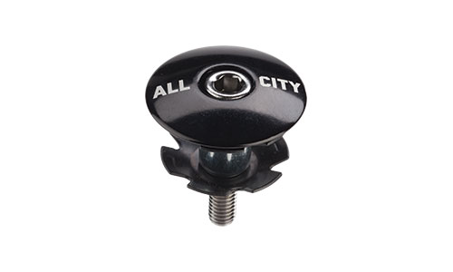 Black All-City Top Cap on white background