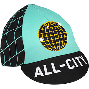 All-City Club Tropic Cycling Cap front view on white background