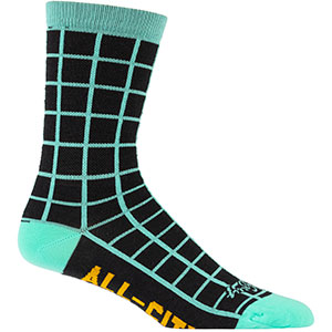 All-City Club Tropic Sock right side view on white background, 2 of 3