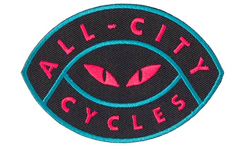 All-City Night Claw Patch on white background