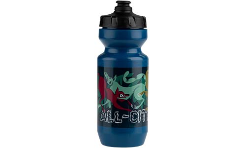 All-City Night Claw Purist Water Bottle on white background