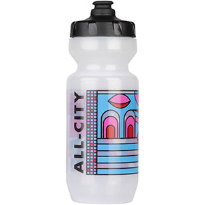 Parthenon Party water bottle, showing design and All-City logo