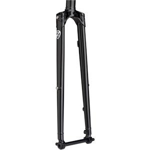 Black All-City Cycles Super Professional Urban Cross fork on white background front view