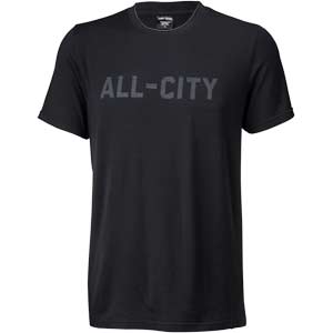 Black All-City Cycles Travel Wool Shirt on white background front view, 1 of 2