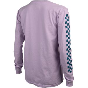All-City Week-Endo Long Sleeve shirt, back, lavendar, on white background, 2 of 3