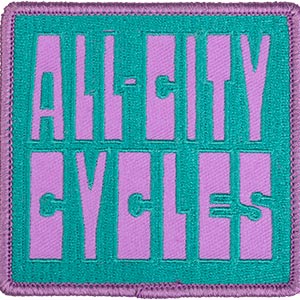 All-City Week-Endo Patch on white background