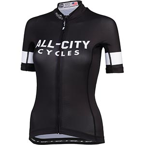 All-City Women's Classic 4.0 Jersey, front view on white. background