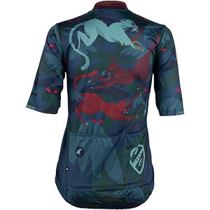 Women's All-City Night Claw Jersey, rear view, 4 of 4