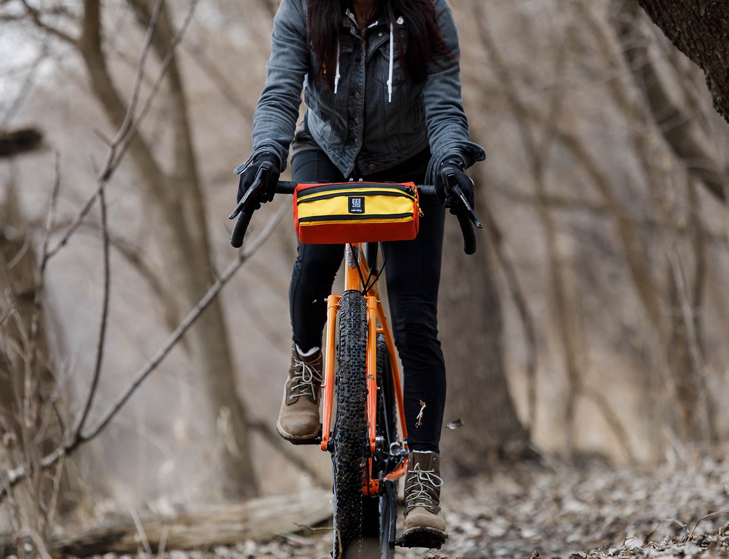 topo designs velcro waterproof bike bag